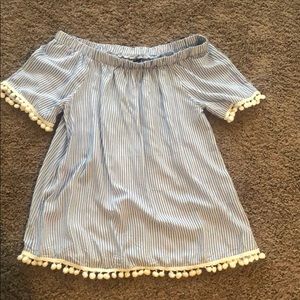 Off the shoulder shirt